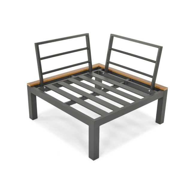 BALI aluminum garden corner sofa | aluminum outdoor furniture, modern design, perfect for terrace and garden