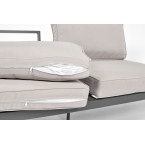 BALI aluminum garden corner sofa | aluminum outdoor furniture, modern design, perfect for terrace and garden