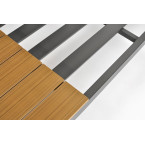 BALI aluminum garden corner sofa | aluminum outdoor furniture, modern design, perfect for terrace and garden