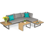 Kameleon Aluminum Garden Corner Sofa | Aluminum garden furniture, modern design, for patio and garden