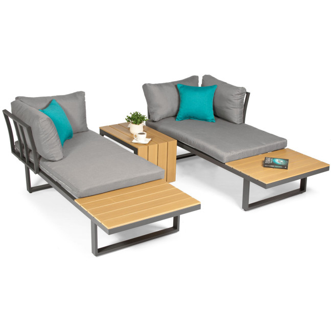 Kameleon Aluminum Garden Corner Sofa | Aluminum garden furniture, modern design, for patio and garden