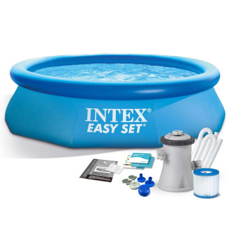 INTEX Easy Set Pool Ø 305 × 76 cm (4-in-1 set with cartridge pump)