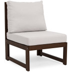 MALTA middle segment - dark brown/graphite cushion