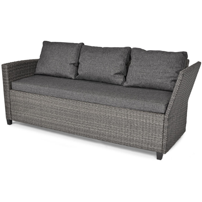 SZTOKHOLM Rattan Garden Furniture | Rattan garden furniture, patio set, garden relaxation grey