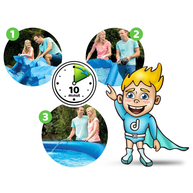 INTEX Easy Set Pool Ø 366 × 76 cm (stand-alone) Garden Pool