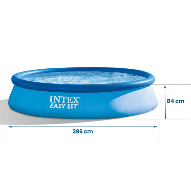 INTEX Easy Set Pool Ø 396 × 84 cm (9-in-1 bundle with cartridge pump)