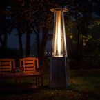 Gas Patio Heater 13 kW Glass Garden with Cover | Garden furniture, relaxation, modern style