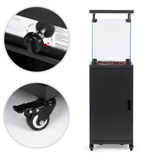 Gas Heater Patio Heater 13 kW Glass Garden | Garden furniture, relaxation, modern style