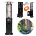 Gas Patio Heater 13 kW Glass Garden with Hose and Cover | Garden furniture, relaxation, modern style