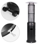 Gas Patio Heater 13 kW Glass Garden with Hose and Cover | Garden furniture, relaxation, modern style