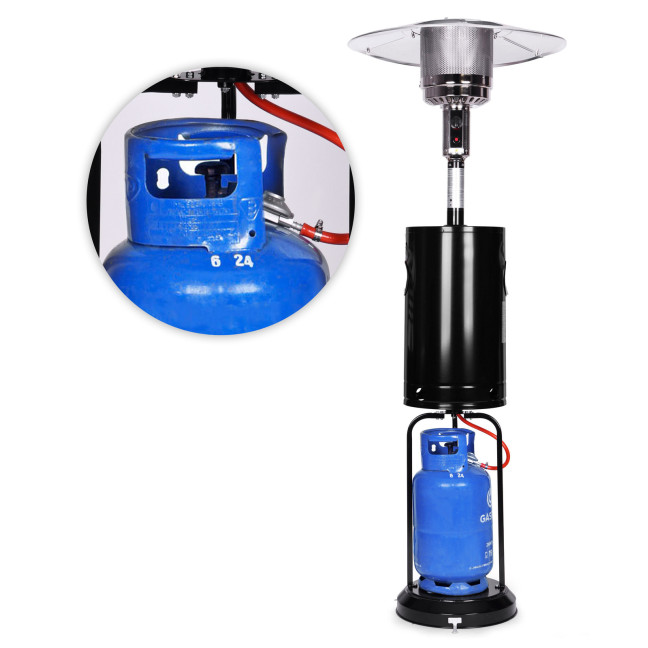 Gas Patio Heater 13 kW Glass Garden with Cover | Garden furniture, relaxation, modern style