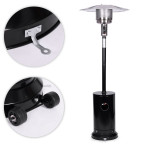 Gas Patio Heater 13 kW Glass Garden with Cover | Garden furniture, relaxation, modern style