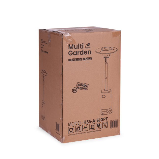 Gas Patio Heater 13 kW Glass Garden with Cover | Garden furniture, relaxation, modern style