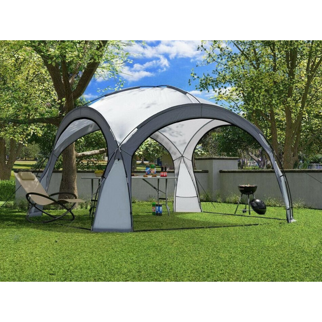 ModernHome Garden Event Pavilion Tent for Picnic + Bag - Grey | Garden furniture, relaxation, modern style