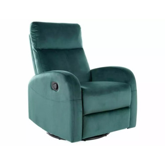 Olimp Velvet Green Armchair | Comfortable garden armchair, modern style, for patio and balcony