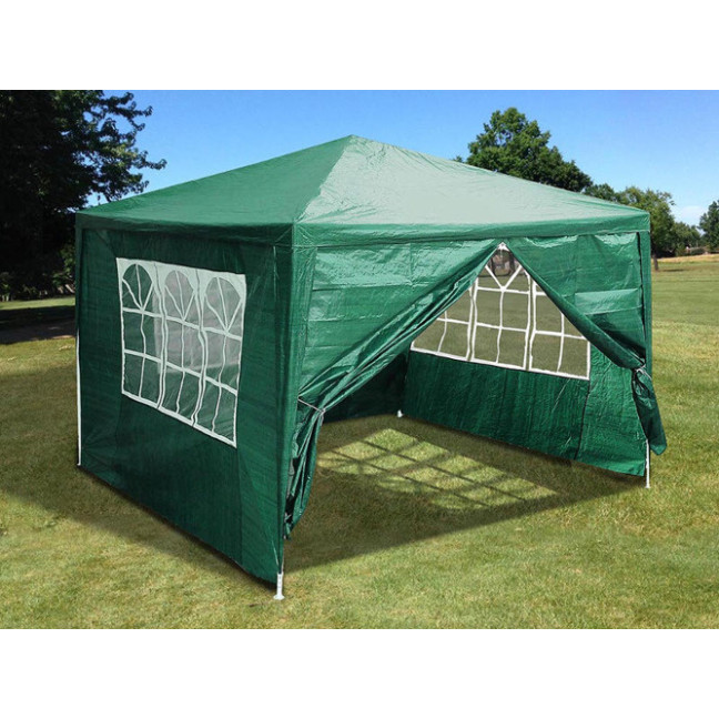 MultiGarden Green Commercial Garden Pavilion Tent 3x3 m | Garden furniture, relaxation, modern style