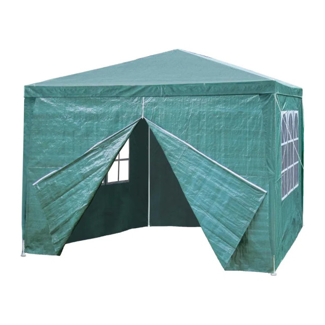 MultiGarden Green Commercial Garden Pavilion Tent 3x3 m | Garden furniture, relaxation, modern style
