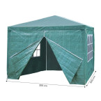 MultiGarden Green Commercial Garden Pavilion Tent 3x3 m | Garden furniture, relaxation, modern style