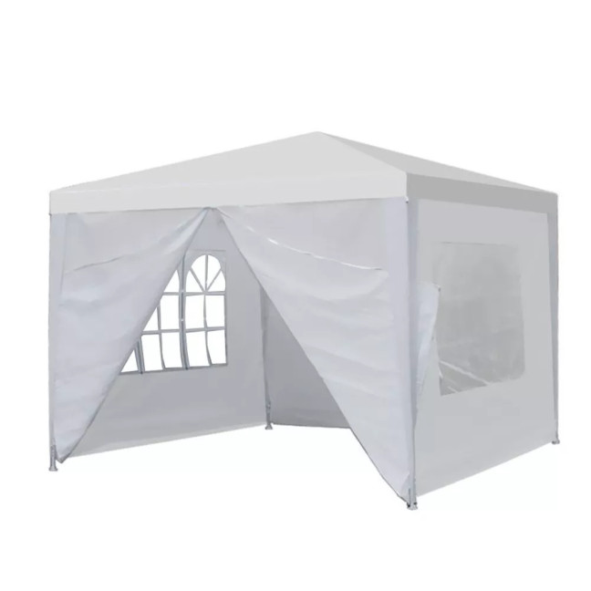 MultiGarden White Commercial Garden Pavilion Tent 3x3 m | Garden furniture, relaxation, modern style