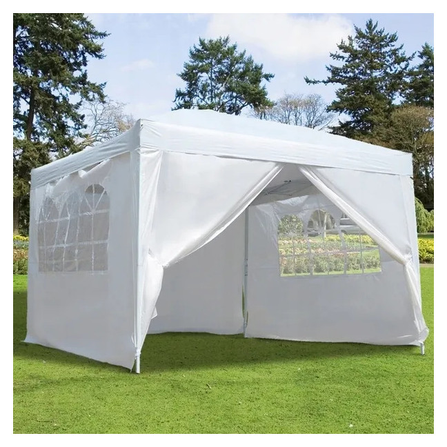 MultiGarden White Commercial Garden Pavilion Tent 3x3 m | Garden furniture, relaxation, modern style