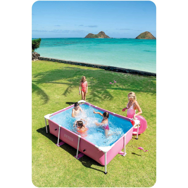 Frame garden pool 220 x 150 x 60 cm 15 in 1