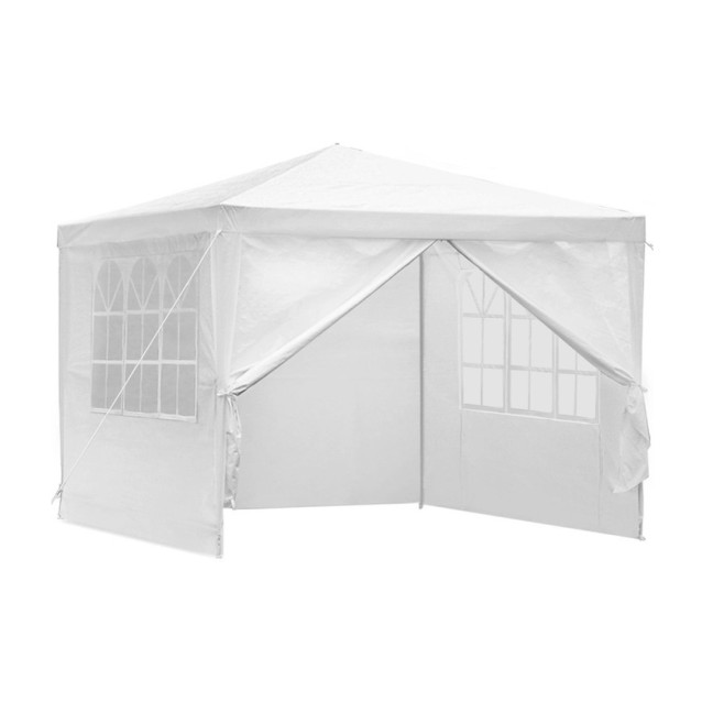 MultiGarden White Commercial Garden Pavilion Tent 3x3 m | Garden furniture, relaxation, modern style