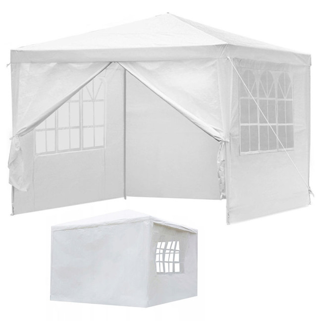 MultiGarden White Commercial Garden Pavilion Tent 3x3 m | Garden furniture, relaxation, modern style