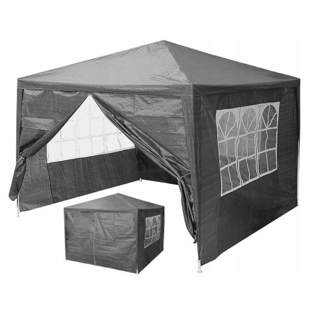 MultiGarden Grey Commercial Garden Pavilion Tent 3x3 m | Garden furniture, relaxation, modern style
