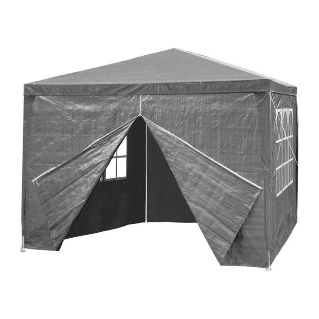 MultiGarden Grey Commercial Garden Pavilion Tent 3x3 m | Garden furniture, relaxation, modern style