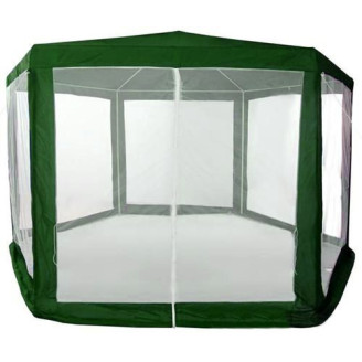 MultiGarden Green Commercial Garden Pavilion Tent 2x2x2 m with Mosquito Net | Garden furniture, relaxation, modern style