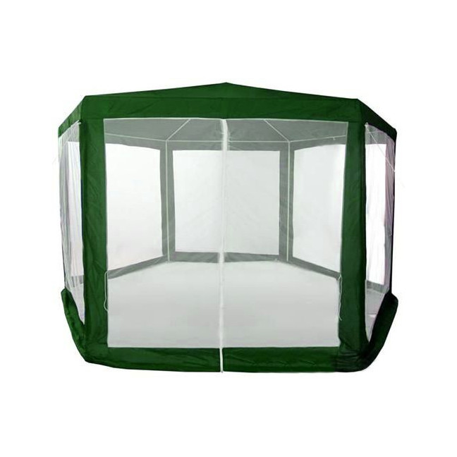 MultiGarden Green Commercial Garden Pavilion Tent 2x2x2 m with Mosquito Net | Garden furniture, relaxation, modern style