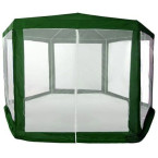 MultiGarden Green Commercial Garden Pavilion Tent 2x2x2 m with Mosquito Net | Garden furniture, relaxation, modern style