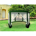 MultiGarden Green Commercial Garden Pavilion Tent 2x2x2 m with Mosquito Net | Garden furniture, relaxation, modern style