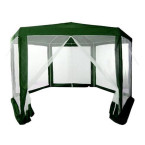 MultiGarden Green Commercial Garden Pavilion Tent 2x2x2 m with Mosquito Net | Garden furniture, relaxation, modern style