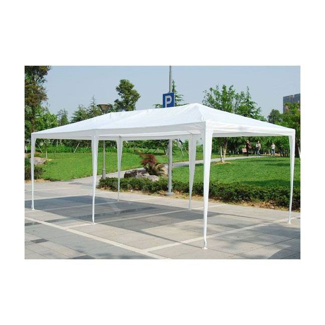 MultiGarden White Commercial Garden Pavilion Tent 3x6 m with 6 Walls | Garden furniture, relaxation, modern style