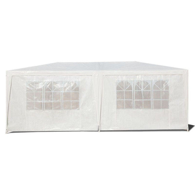 MultiGarden White Commercial Garden Pavilion Tent 3x6 m with 6 Walls | Garden furniture, relaxation, modern style