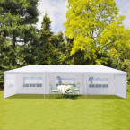 MultiGarden White Commercial Garden Pavilion Tent 3x9 m with 8 Walls | Garden furniture, relaxation, modern style