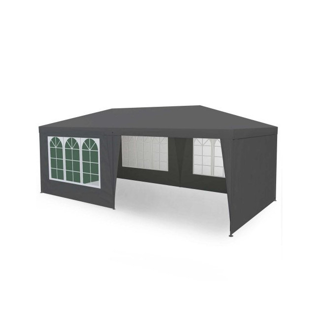 MultiGarden Grey Commercial Garden Pavilion Tent 3x6 m with 6 Walls | Garden furniture, relaxation, modern style