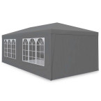 MultiGarden Grey Commercial Garden Pavilion Tent 3x6 m with 6 Walls | Garden furniture, relaxation, modern style