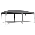 MultiGarden Grey Commercial Garden Pavilion Tent 3x6 m with 6 Walls | Garden furniture, relaxation, modern style