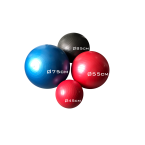 Anti-burst gymnastics ball