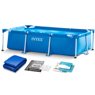Garden Frame Pool INTEX 28271 - 260 x 160 x 65 cm, 2-in-1 Set