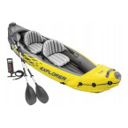Inflatable Kayak Explorer K2 for 2 Persons with Oars + Pump - INTEX 68307
