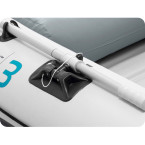 Inflatable Pontoon Mariner 3 for 3 Persons with Oars, Pump, Fishing Rod Holders, and Motor - INTEX 68373