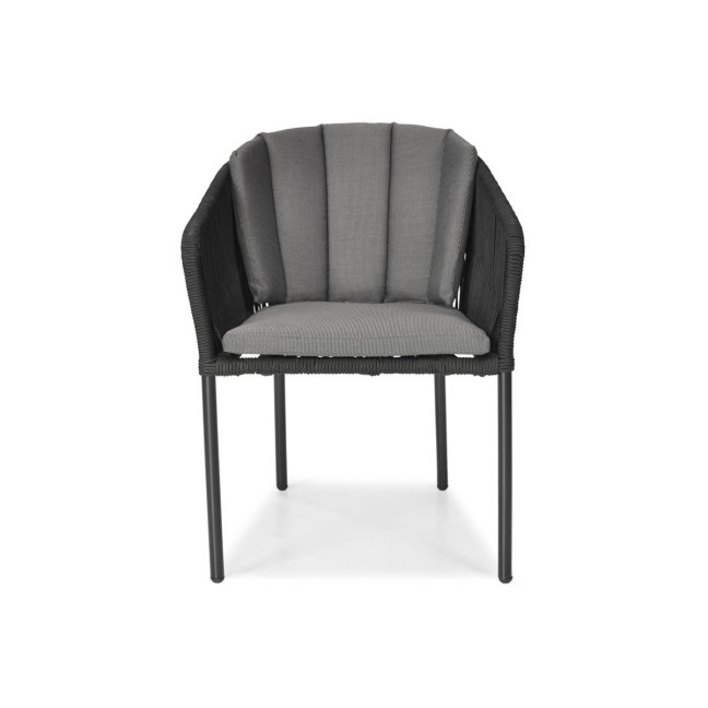 VICTORIA Rope Garden Chair - Black