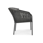 VICTORIA Rope Garden Chair - Black