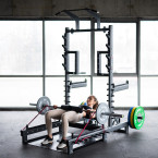 Multifunctional stand with a platform for lifting weights and hip thrust commercial SMP01 HMS