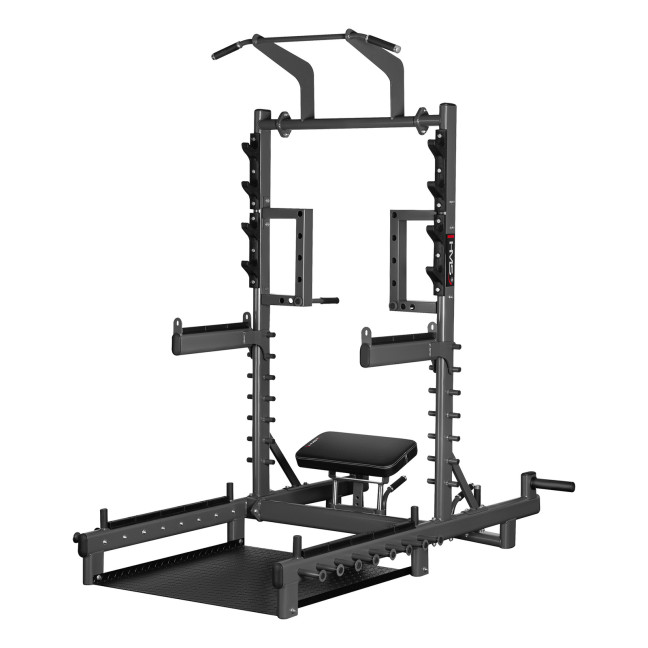 Multifunctional stand with a platform for lifting weights and hip thrust commercial SMP01 HMS