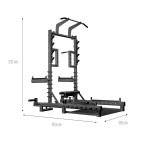 Multifunctional stand with a platform for lifting weights and hip thrust commercial SMP01 HMS