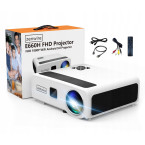 Mini Portable Projector WiFi 2.4/5 GHz Miracast Airplay Full HD for Smartphone 3000 lm Zenwire d300s
